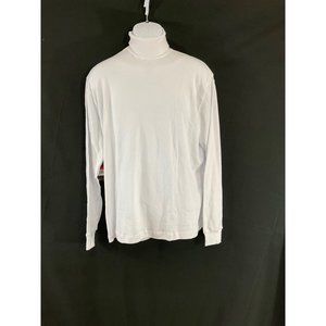 Men's NWT Galaxy by Harvic  Long Sleeve  White Turtleneck   Size: Large